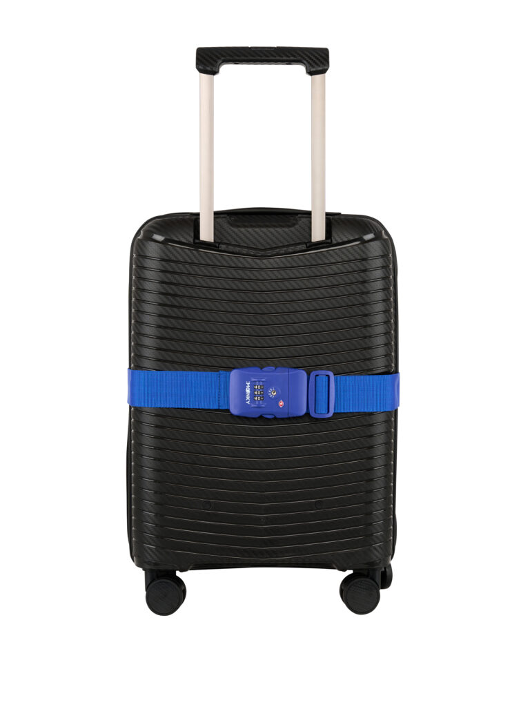 BLU MOONKY TRAVELOON akcesoria podróżne pasy spinające walizkę na zamek